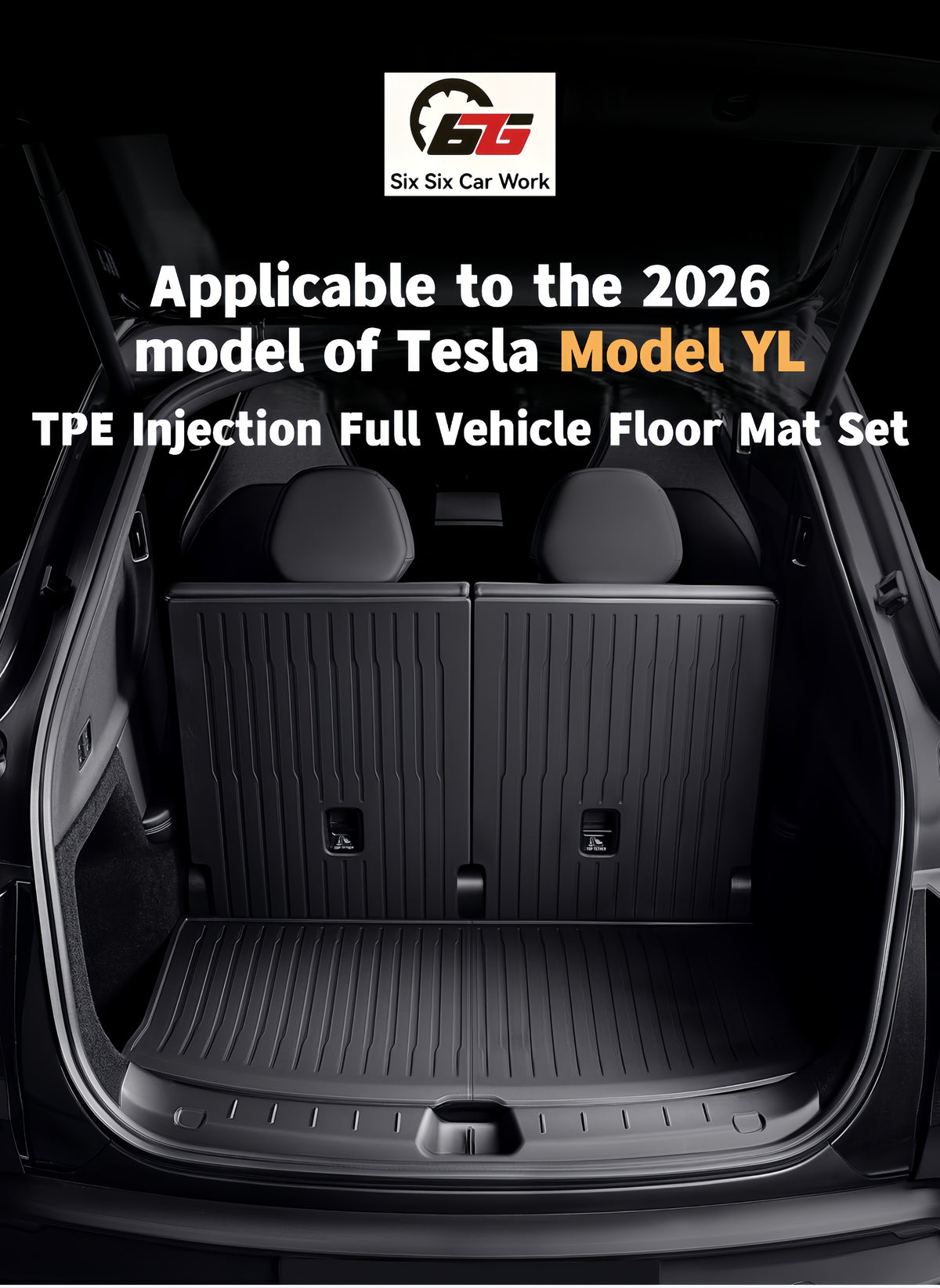 Tesla Model Y Complete TEP Integrated Trunk Mat.