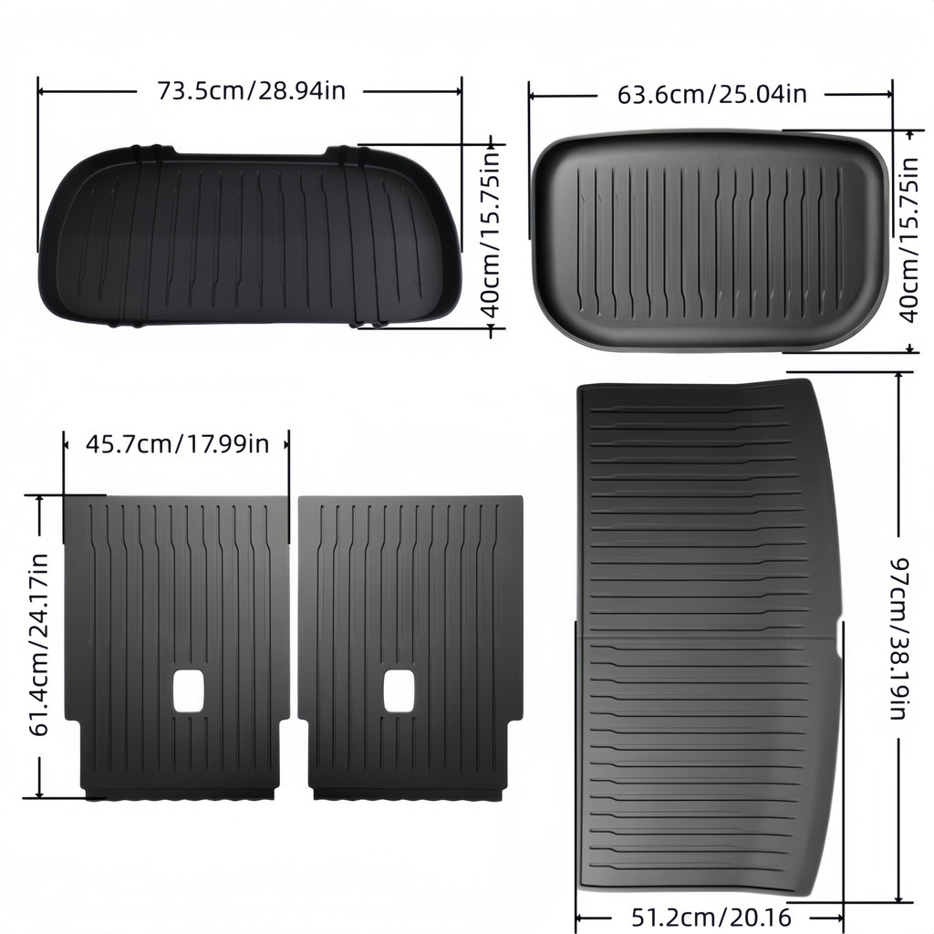 The 19-26 models are suitable for Tesla MODEL3/Y/YL car floor mats.