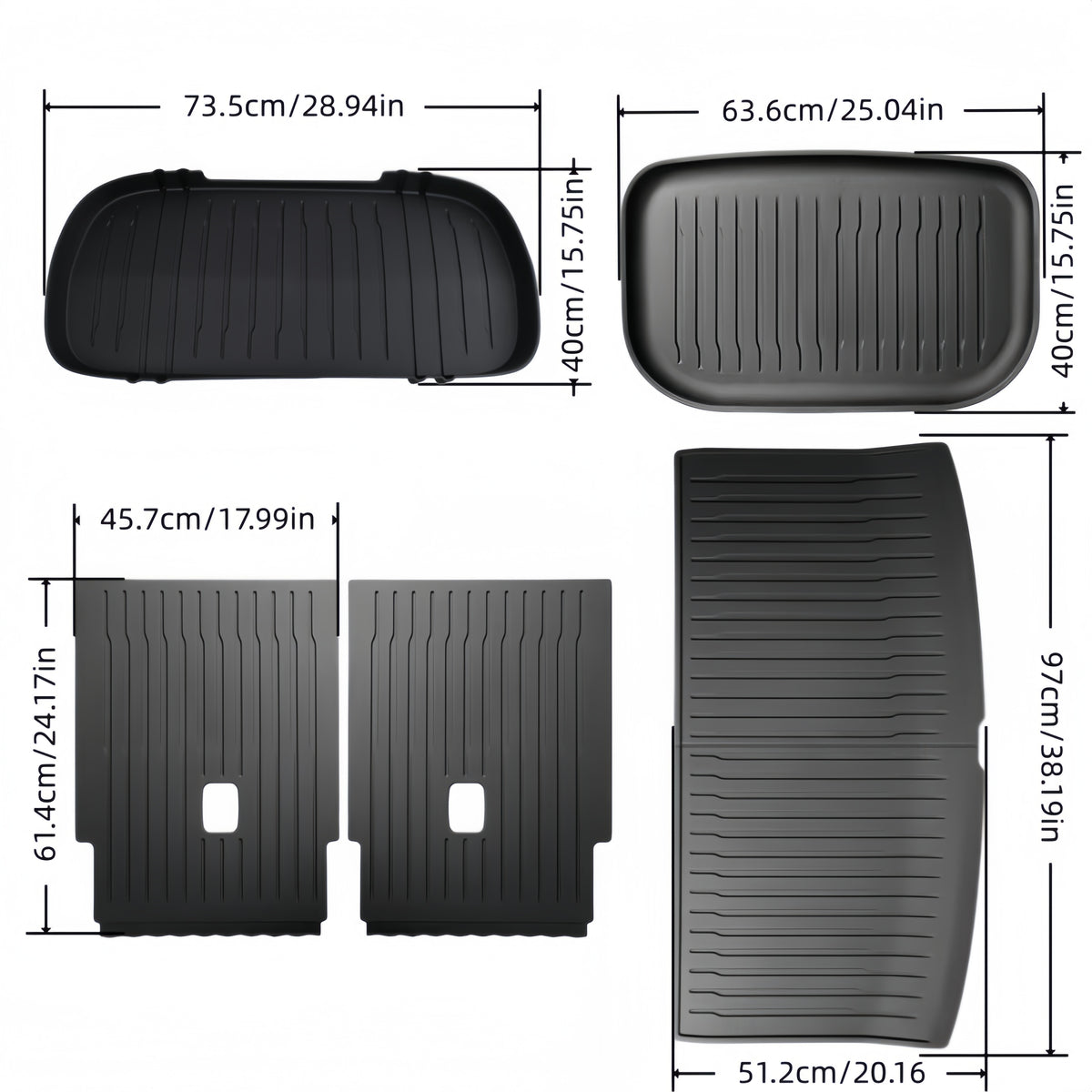 The 19-26 models are suitable for Tesla MODEL3/Y/YL car floor mats.